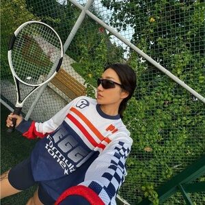 Poppy Lissiman Rossi Speedway Black Sunglasses